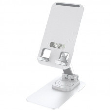 Тримач для телефона HOCO PH50 Ivey folding rotatable desktop holder White (6931474782878)