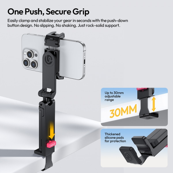 Тримач для телефону штатив Ulanzi MA89 MagLock Phone Holder Tripod Black (T169)