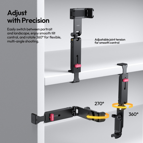 Тримач для телефону штатив Ulanzi MA89 MagLock Phone Holder Tripod Black (T169)