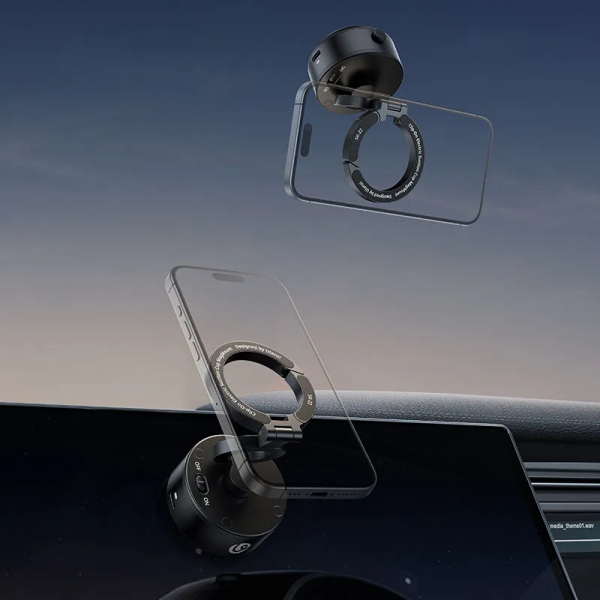 Тримач з електроприсоскою Ulanzi ULANZI SK-22 Electric suction cup bracket for mobile phones Black (M096)