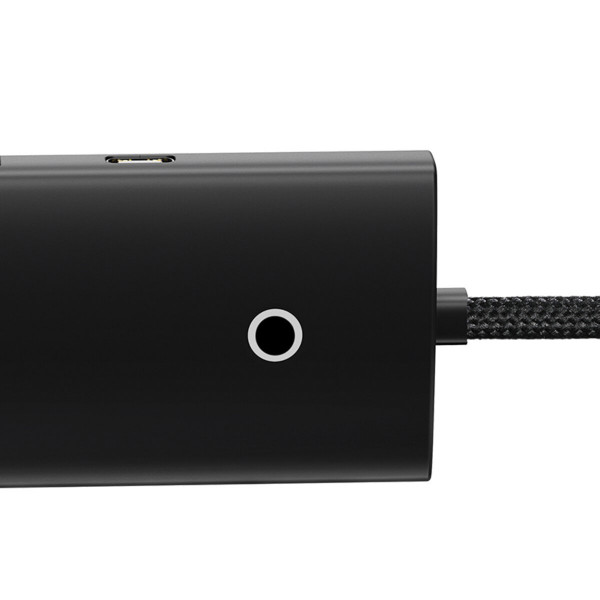 USB-хаб Baseus Lite Series 4-Port Type-C HUB Adapter (Type-C to USB 3.0*4) 25cm Black