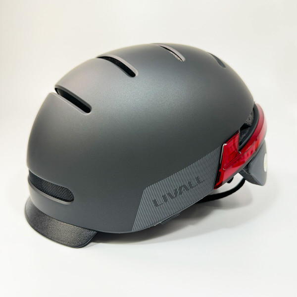 Захисний шолом Livall BH51M NEO (M) Чорний (54-58см), акустика, мікрофон, сигнали поворотів та стопів, додаток, пульт BR80, Блакитнийtooth