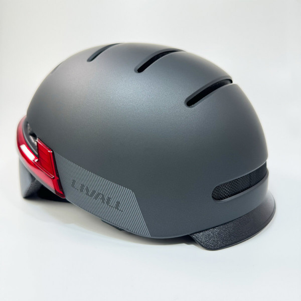 Захисний шолом Livall BH51M NEO (M) Чорний (54-58см), акустика, мікрофон, сигнали поворотів та стопів, додаток, пульт BR80, Блакитнийtooth