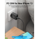 Зарядний пристрій Vention 1-port USB-C Wall Charger(20W) EU-Plug Чорний (FADB0-EU)