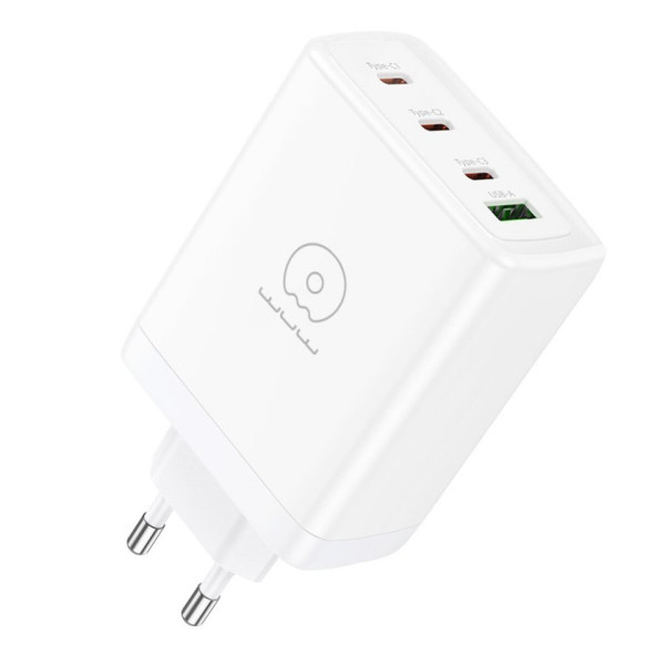 Зарядний пристрій WUW-C158 1USB 3Type-C PD100W білий