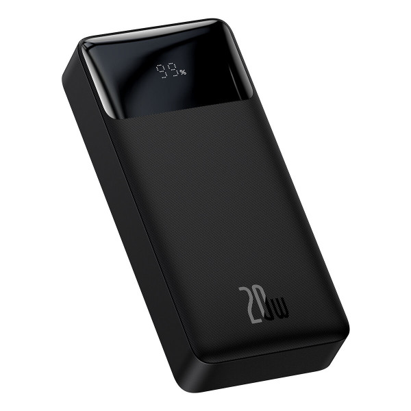 Зовнішній акумулятор Baseus Bipow Digital Display Power bank 20000mAh 20W Black