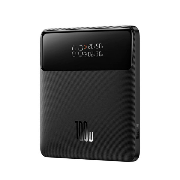 Зовнішній акумулятор Baseus Blade Power Digital Display Fast Charging Power Bank HD Edition 20000mAh 100W Black