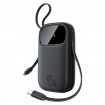 Зовнішній акумулятор Baseus EnerFill FC31 Qpow 3 Digital Display Power Bank with USB-C+iP Cables 20000mAh 45W Cosmic Black (E0028D00)