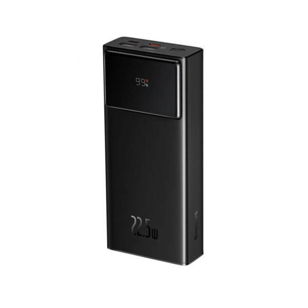 Зовнішній акумулятор Baseus Star-Lord Digital Display Fast Charge Power Bank 20000mAh 22.5W Black