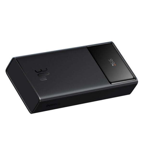 Зовнішній акумулятор Baseus Star-Lord Digital Display Fast Charging Power Bank 20000mAh 30W Cluster Black（With Simple Series Charging Cable USB to Typ