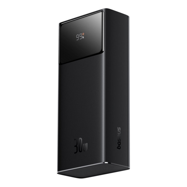 Зовнішній акумулятор Baseus Star-Lord Digital Display Fast Charging Power Bank 30000mAh 30W Cluster Black（With Simple Series Charging Cable USB to Typ