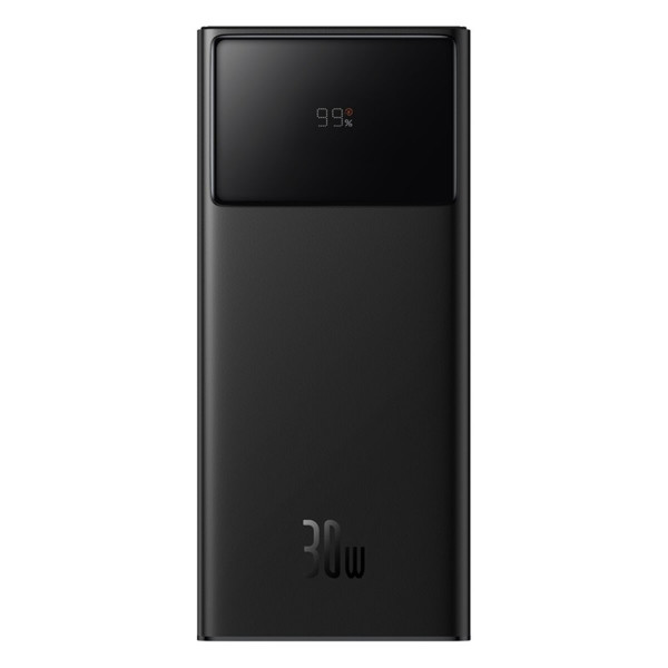 Зовнішній акумулятор Baseus Star-Lord Digital Display Fast Charging Power Bank 30000mAh 30W Cluster Black（With Simple Series Charging Cable USB to Typ