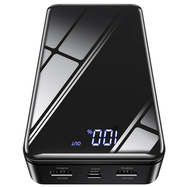 Зовнішній акумулятор BOROFONE BJ8 Extreme power bank(30000mAh) Black