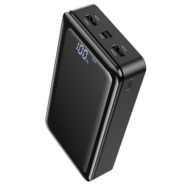 Зовнішній акумулятор BOROFONE BJ8 Extreme power bank(30000mAh) Black