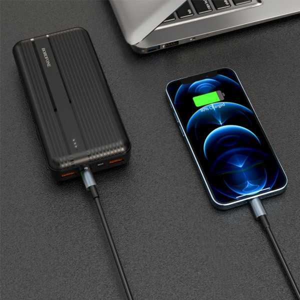 Зовнішній акумулятор BOROFONE BJ9A Uranus 22.5W fully compatible 20000mAh Black