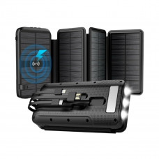 Зовнішній акумулятор Mibrand EXTREME 20000mAh solar folding 3 lights