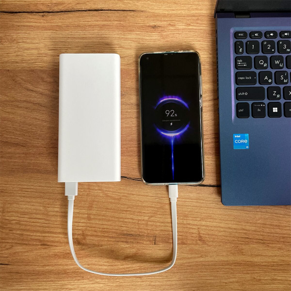 Зовнішній акумулятор Xiaomi Mi Power Bank 3 20000mAh 18W Fast Charge White