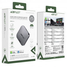 Адаптер ACEFAST QC2 AI Box CarPlay wireless adapter for car Metal Gray (6974316285830)