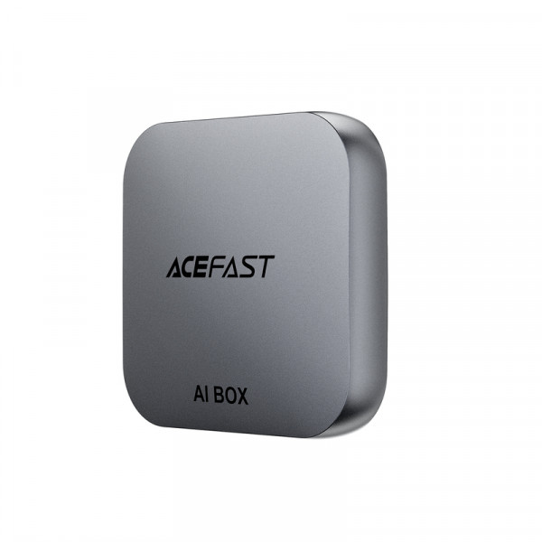 Адаптер ACEFAST QC2 AI Box CarPlay wireless adapter for car Metal Gray (6974316285830)