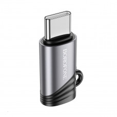 Адаптер BOROFONE BV20 Type-C male to iP female adapter Чорний