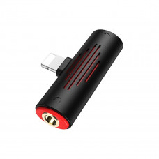 Адаптер BOROFONE BV7 Light Lightning digital 3.5 audio converter Чорний