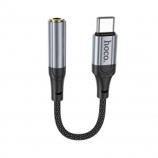 Аудiокабель HOCO LS36 Fresh Digital Type-C to 3.5 audio converter Чорний