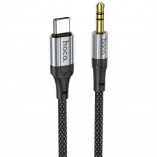 Аудiокабель HOCO UPA26 Fresh digital audio conversion cable Type-C Чорний