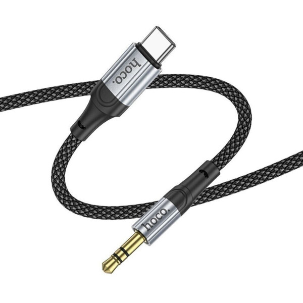 Аудiокабель HOCO UPA26 Fresh digital audio conversion cable Type-C Чорний