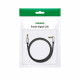 Аудіокабель UGREEN AV119 3.5mm Male to 3.5mm Male Cable 3m Black (UGR-10736)