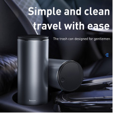 Автомобільний сміттєвий контейнер Baseus Gentleman Style Vehicle-mounted Trash Can（Bag1 roll/30）Dark gray
