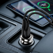 Автомобільний зарядний пристрій ACEFAST B19 PD30W (USB-C+USB-A) car charger metal gray (6974316287155)