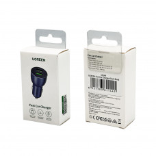 Автомобільний зарядний пристрій UGREEN CD213 Fast Car Charger (Dark Blue) (UGR-10144) (UGR-10144)