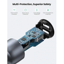 Автомобільний зарядний пристрій UGREEN CD213 Fast Car Charger (Dark Blue) (UGR-10144) (UGR-10144)