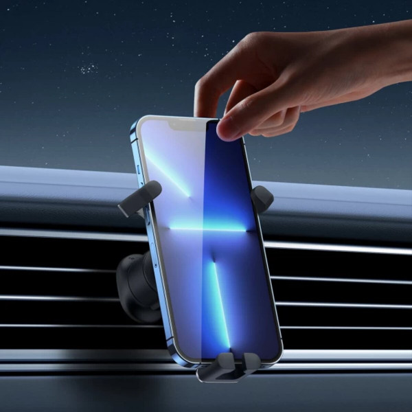 Автотримач для телефона Baseus Stable Gravitational Car Mount (Air Outlet version) Black