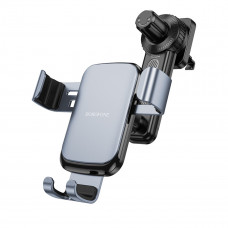 Автотримач для телефона BOROFONE BH94 Warrior gravity car holder(air outlet) Чорний Metal Gray