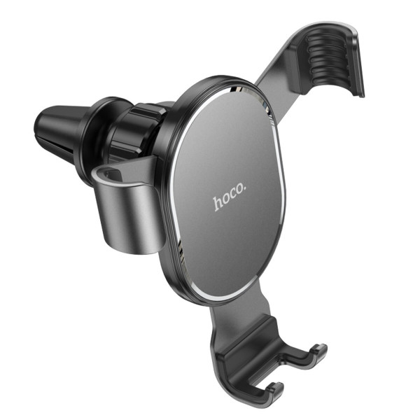 Автотримач для телефона HOCO CA56 Plus Armor metal gravity car holder Чорний