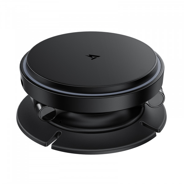 Автотримач для телефона з БЗП ACEFAST D65 magnetic folding wireless charging car holder Black (6974316286349)
