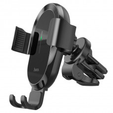 Автотримач для телефона з БЗП HOCO CA105 Guide three-axis linkage wireless charging car holder Чорний