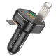 АЗП з FM-модулятором BOROFONE BC43 Flash QC3.0 car BT FM transmitter 18W Black (6974443387223)