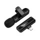 Бездротова мікрофонна система HOCO L20 Fair wireless microphone iP Black (6942007655484)