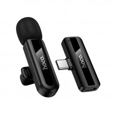 Бездротова мікрофонна система HOCO L20 Fair wireless microphone Type-C Black (6942007655491)