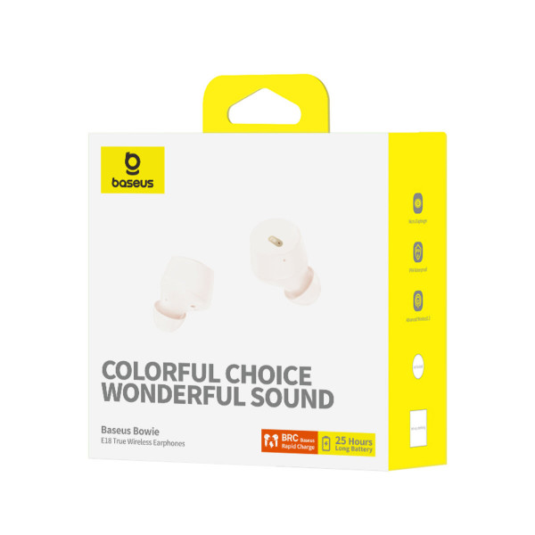 Бездротові навушники Baseus Bowie E18 True Wireless Earphones Stellar White