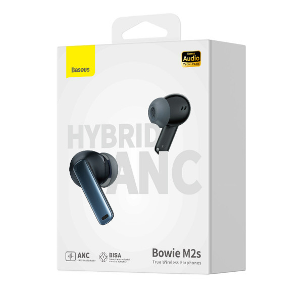 Бездротові навушники Baseus Bowie M2s True Wireless Earphones Cluster Black