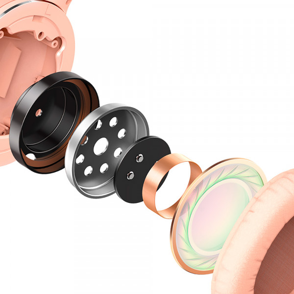 Бездротові навушники Baseus Encok Wireless headphone D02 Pro Pink