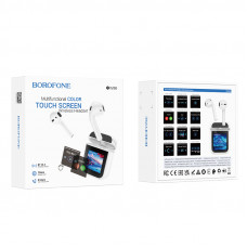 Бездротові навушники BOROFONE BW86 Brocade true wireless BT headset with touch screen White