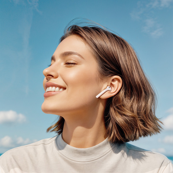 Бездротові навушники BOROFONE BW86 Brocade true wireless BT headset with touch screen White