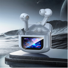 Бездротові навушники HOCO EQ21 Sandy true wireless ANC+ENC noise reduction touch screen BT headset Blue Star (6942007647434)