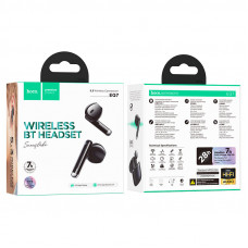 Бездротові навушники HOCO EQ7 Snowflake true wireless BT headset Black (6942007617727)