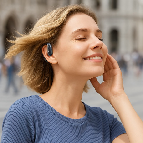 Бездротові навушники TWS ACEFAST FA005 ACEFIT SE, ENC, IPX4, Black (6974316284789)