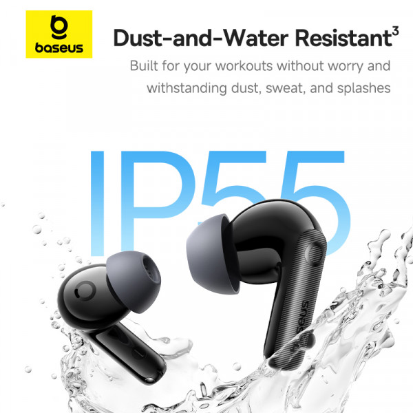 Бездротові навушники TWS Baseus Bass EP10 Pro In-Ear True Wireless Earbuds Moon White (A0010509)